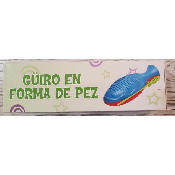 Hohner Kids 8” Fish Guiro w/Mallet Musical Instrument Safe for ages 3+ years NIB - Picture 4 of 5